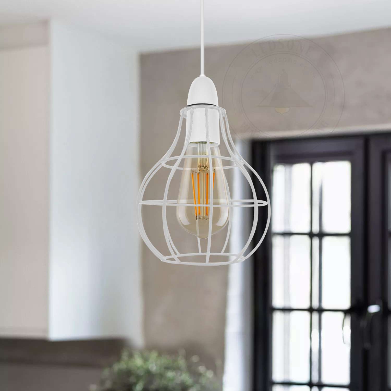 Modern Retro Easy Fit Ceiling Pendant Light Shade Rustic Metal Lampshade Kitchen