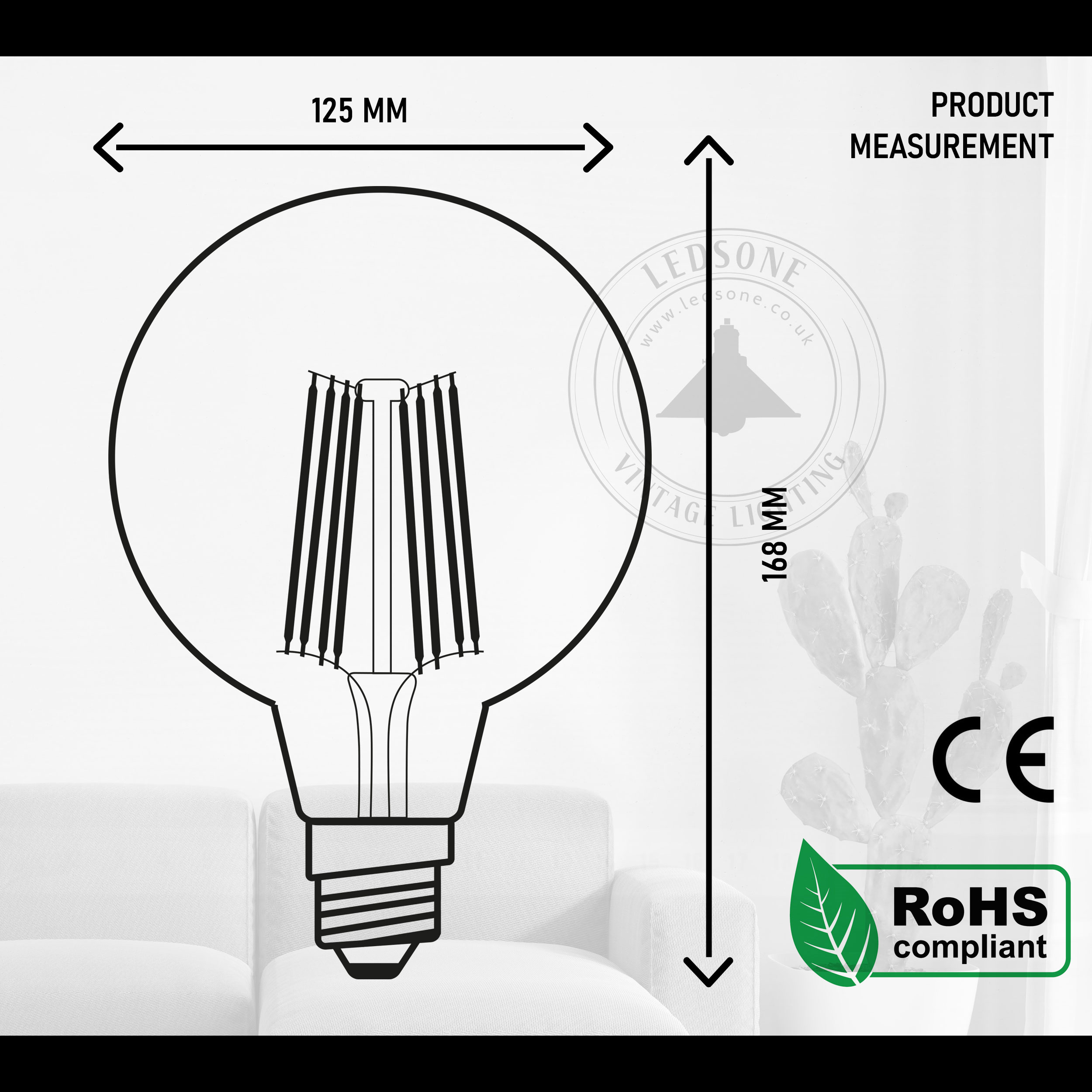 E27 B22 Retro Vintage Edison Flexible LED Spiral Filament Light Bulb